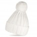 ISASSY  Kid Baby Warm Knitted Beanie Fur Pom Hat Crochet Ski Beanie Cap  eb-13209636