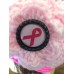 Breast Cancer Awareness Pony Tail Beanie hand crochet hat cap  PINK Chemo NEW  eb-86018241