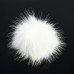 5inch Elegant Faux Raccoon Fur Pom Pom Ball With Press Button For Knitting Hat  eb-23657764