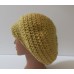  Newsboy Cap Hat in Topaz with Faux Leather Buttons Accent HANDMADE CROCHET  eb-62532980