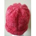 Hand knitted bulky and warm wool blend beanie/hat  raspberry  eb-11489369