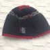 Lost Horizons Nepal Wool Ski Hat Fleece Lining Embroidered Flowers Red Black   eb-82524752