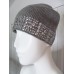 NWT Gray Silver Knit Wool Beanie with Studs & Crystals   eb-92713213