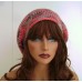 Gray Salmon Multi Color Baggy Rasta Hat Tam Beret Hand Made Crochet Ski Cap   eb-96477764
