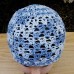 Light Denim Blue Cotton Crochet Knit Hat Summer Beanie 's  Chemo  Skull Cap  eb-88684855