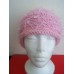 Hand knitted warm and bulky beanie/hat   soft light pink  eb-96097574