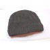 Fleece Lined Cable Knit Beanie Hat Charcoal  eb-23676166