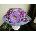 OOAK Kentucky Derby Church HatBlue Purple Flowers vc27  eb-47247267