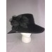 August Hat Company 's Floral Church Derby Ornate Hat Cap Black OS New $80  eb-48678967
