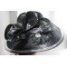 Black Kentucky Derby Hat Church Hat 's Black Clear Rhinestones Elegant  eb-87453328