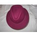 Vintage 100% Wool Purple Fedora Derby Style Hat Topper Excellent  eb-91615976