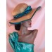 Kentucky Derby hat  Millinery  Franklin Park Conservatory  peacock feathers  eb-94037625