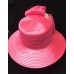 New Whittall And Shon Hot Pink Hat With Bow Beading Rhinestones Adjustable  eb-30547144