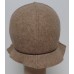ALESSANDRA BACCI WOMEN'S HAT NWT WOOL DERBY GRAY FELT FLORAL ACCENT LARGE  eb-30402558