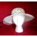 Magid Paper Straw Crochet Overlayed 2 Colors Hat NEW 788389193734 eb-18089213
