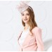 Pink  's Kentucky Derby Church Wedding Noble Dress hat linen Bowknot hat sz  eb-97991465