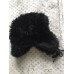 Black Faux Fur Winter Ski Hat Trapper Ear Flap Fashion Snow Hat Cap Small  eb-46129038