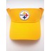 Pittsburgh Steelers Hat Adult Team Color Yellow Cotton Sun Visor by REEBOK 78893708594 eb-24635389