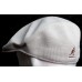 New Kangol Tropic 504 Light Gray Kangaroo Golfer's Flat Cap Hat Size MEDIUM NWT  eb-98843675