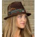 's summer Gambler Floppy Fedora Straw hats for vacation travel Beach   eb-36478376