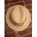 BETMAR NEW YORK NATURAL TAN WOVEN STRAW HAT WITH BRAIDED HATBAND ONE SIZE S/M 769461657511 eb-81710108