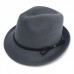 's & 's Wide Brim Fedora Felt Hat With A Band (4 Colors Option)  eb-35911935