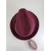 Scala Collezione Dorfman Pacific  Maroon Fedora Hat Wool Felt LF186ASST  16698484886 eb-18925218