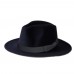 Vintage  /  Wool Felt Ribbon Band Jazz Panama Derby  Fedora Hat Cap 57cm  eb-63224306