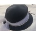 VTG Street Smart Betmar s Fedora Hat Black With Pearls Rose Flower Sz Small  eb-98765827