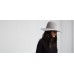 Janessa Leone Majori Wide Brim Wool Felt Bolero Fedora Hat Grey Size Large 58cm  eb-95815606