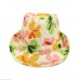 Premium Flower Floral Print Fedora Straw Hat with Matching Band  eb-96134743