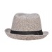 New 's Gangster Fedora Short Brim Trilby Fedora Jazz Cap Beach Sun Hats  eb-13338624
