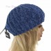 APT. 9 's MARLED BLUE BERET Winter KNIT HAT Cold Weather CAP One Size  eb-16840568