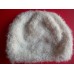 Hand knitted bulky  warm & fuzzy slouchy hat/beret  Polar  off white  eb-87592391