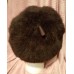 Vintage Kangol 's Fugora Beret Black Rabbit Fur Hat 21" brim   eb-31375885
