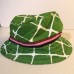 TRINA TURK Green & White Summer Bucket Hat w/ Ribbon Trim Beach Sun Fun  eb-05908976