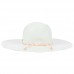 Roxy By the Sea Sun Hat Cap 100% White Straw Beach Pool Summer Ladies Bucket 887973512637 eb-85348876