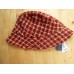 NWT CHARTER CLUB 's Wool Blend Red Plaid Bucket Hat With Flower  eb-53960576