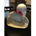 's Cloth RollUp Large Pink Floral Hat White Soft   eb-04291275