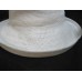  s White Bucket Hat Inside String Adjustment Wide Turned Brim Beach Cloche eb-46779630