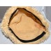 Vintage Faux Mouton Lamb Fur Fluffy s Gold Bucket Hat with Back Zipper Sz M  eb-43442043