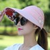 Sun Hat Pony Tail Pink New Brim Visor Summer UV Protection Outdoor Cap For   eb-55452771