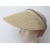  Wide Brim Visor Cap Lady Summer Beach Straw Clip On Sun Hat Tennis Golf  eb-43346497