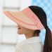 Lady Fashion Large Clip On Visor Wide Brim Sun UV Protection Cap Cover Hat  eb-29655762