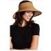 UPF UV Sun Protect Wide Braid Brim Open Top  Beach Golf Summer hat  eb-36565889