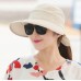 's UV Protect Foldable Large Brim Visor Cap Beach Sun Hat Outdoor Windcap   eb-64249424