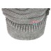 New Fashion 's Cable Knit Visor winter Hat with Flower Accent MultiColor  eb-24859272