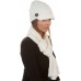 Sakkas s 2piece Cable Knitted Visor Beanie Scarf and Hat Set with Button 5055460115783 eb-76882399