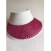 Kate Spade New York Pink and White Adjustable Visor with Bow  eb-31721127