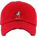 Praying Hands Rosary Embroidery Dad Hat Baseball Cap Unconstructed  eb-25766428